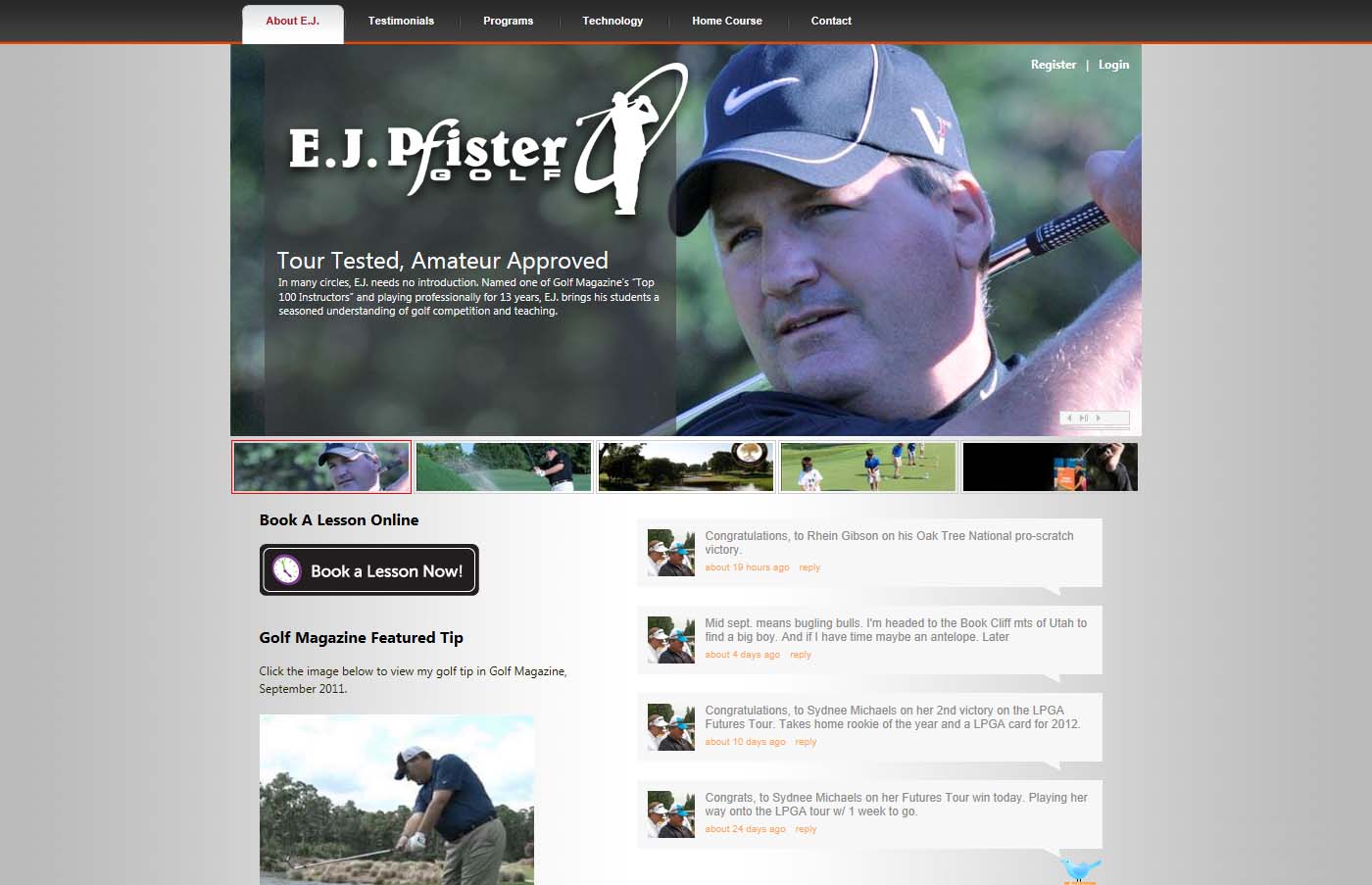 EJ Pfister Golf